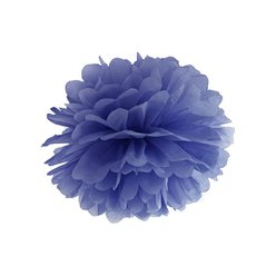Pom poms modrý tmavý NAVY 35 cm